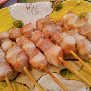 魚焼きグリルで☆本格！簡単！塩焼き鳥